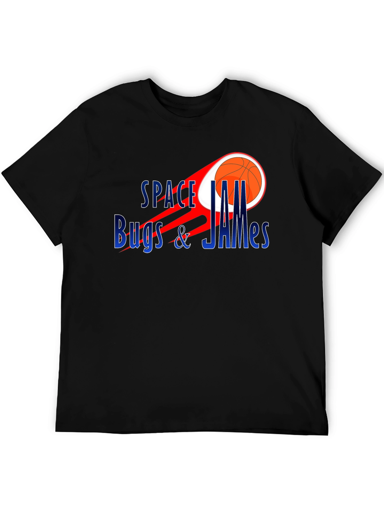 Space Jam Bugs & James Black T-Shirt