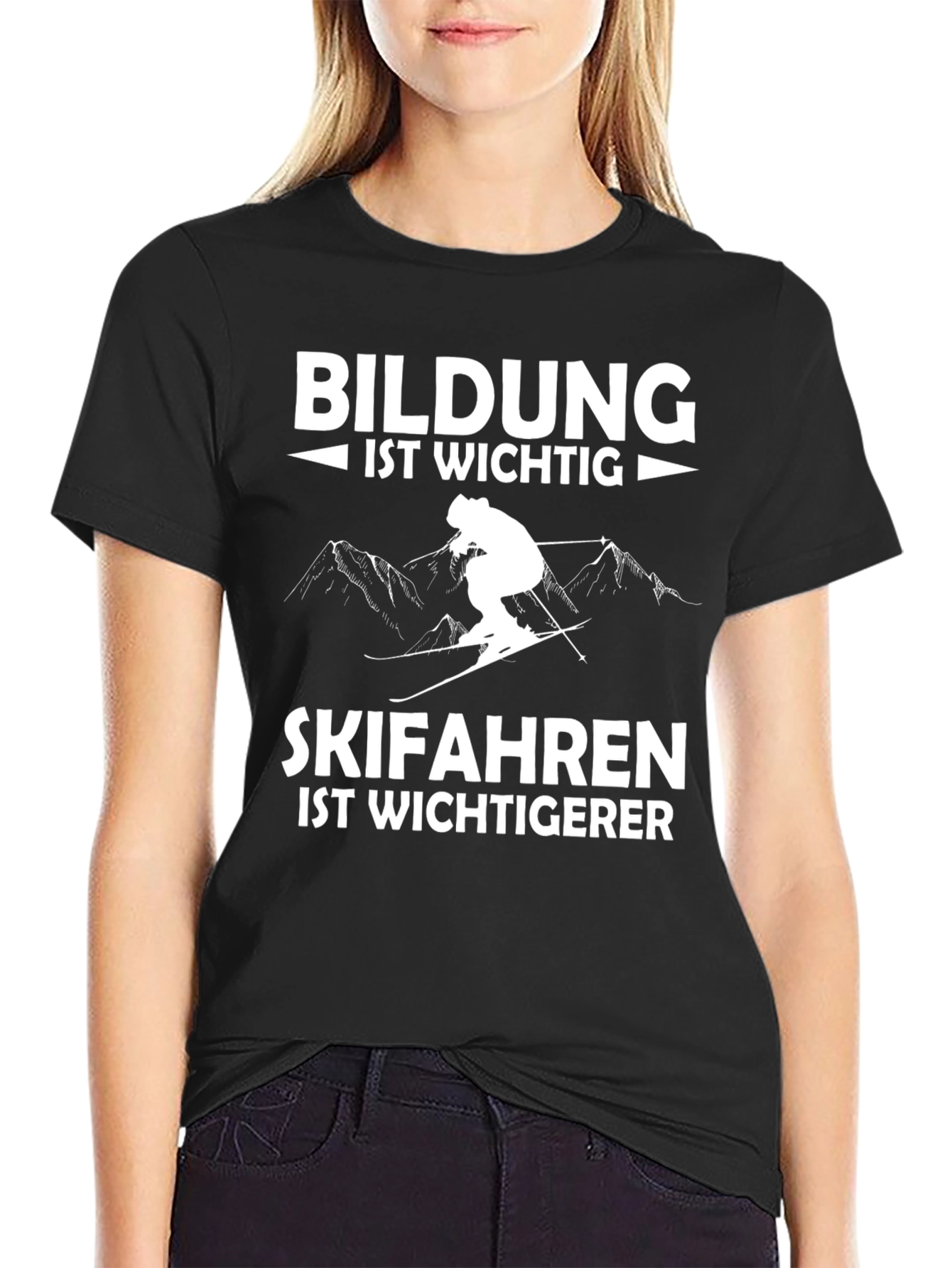 Skiing is More Important T-Shirt