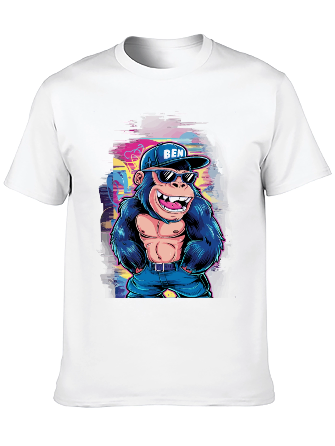 Cool Gorilla Graphic Tee - Mens Black T-Shirt