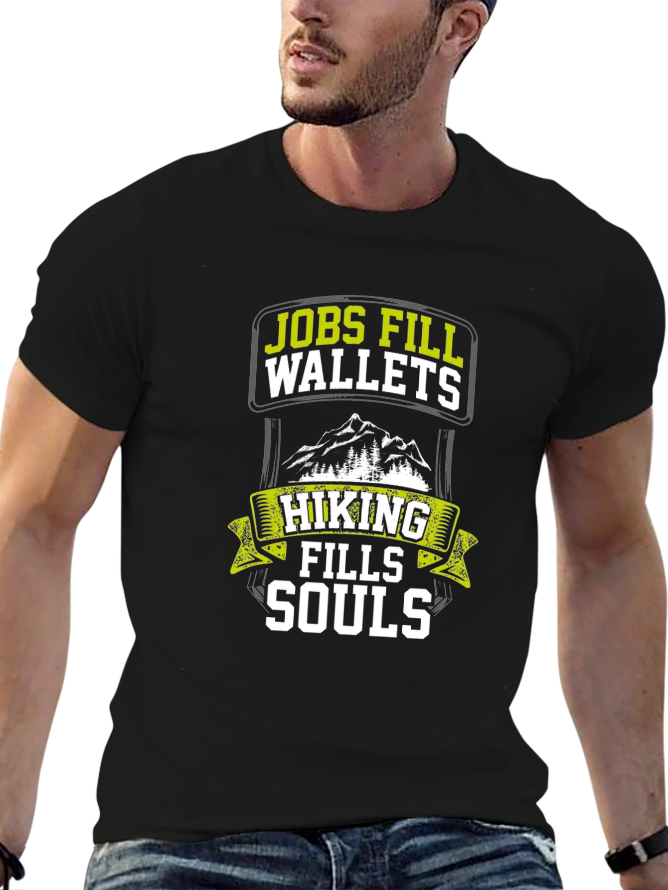 Hiking Fills Souls Mens Graphic Tee