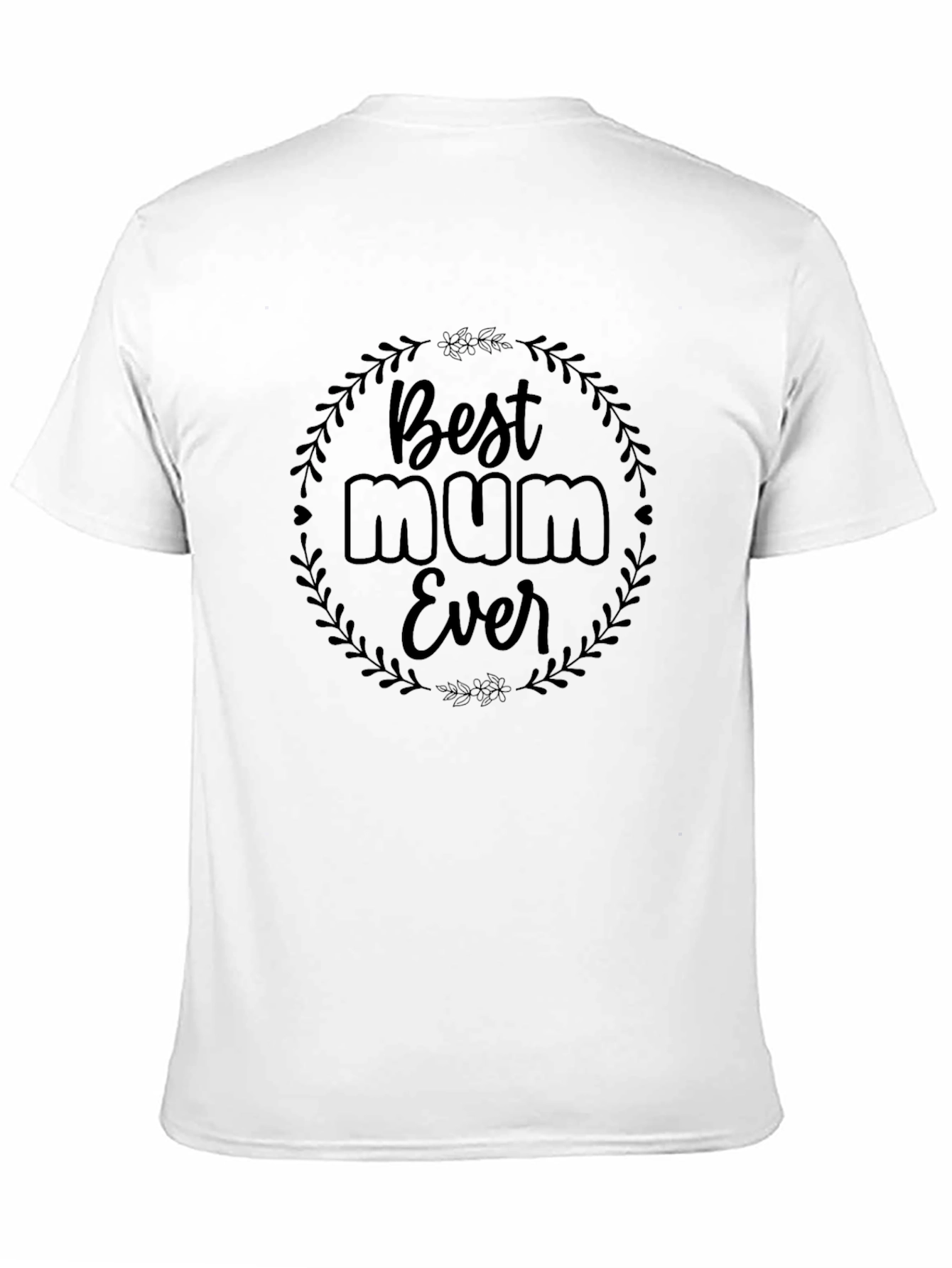 Best Mum Ever Black Graphic Tee