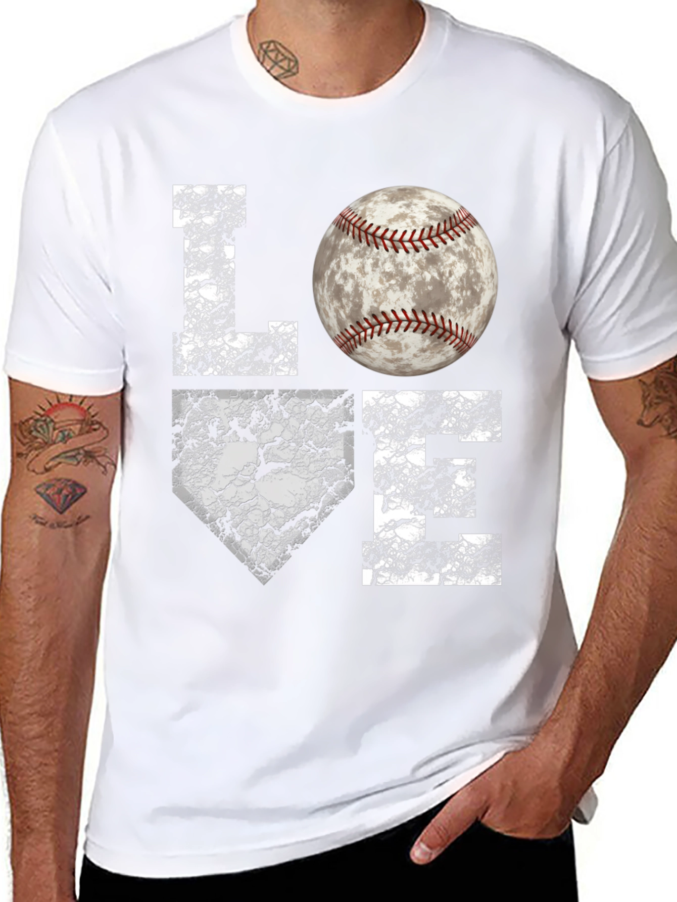 Love Baseball Graphic Tee