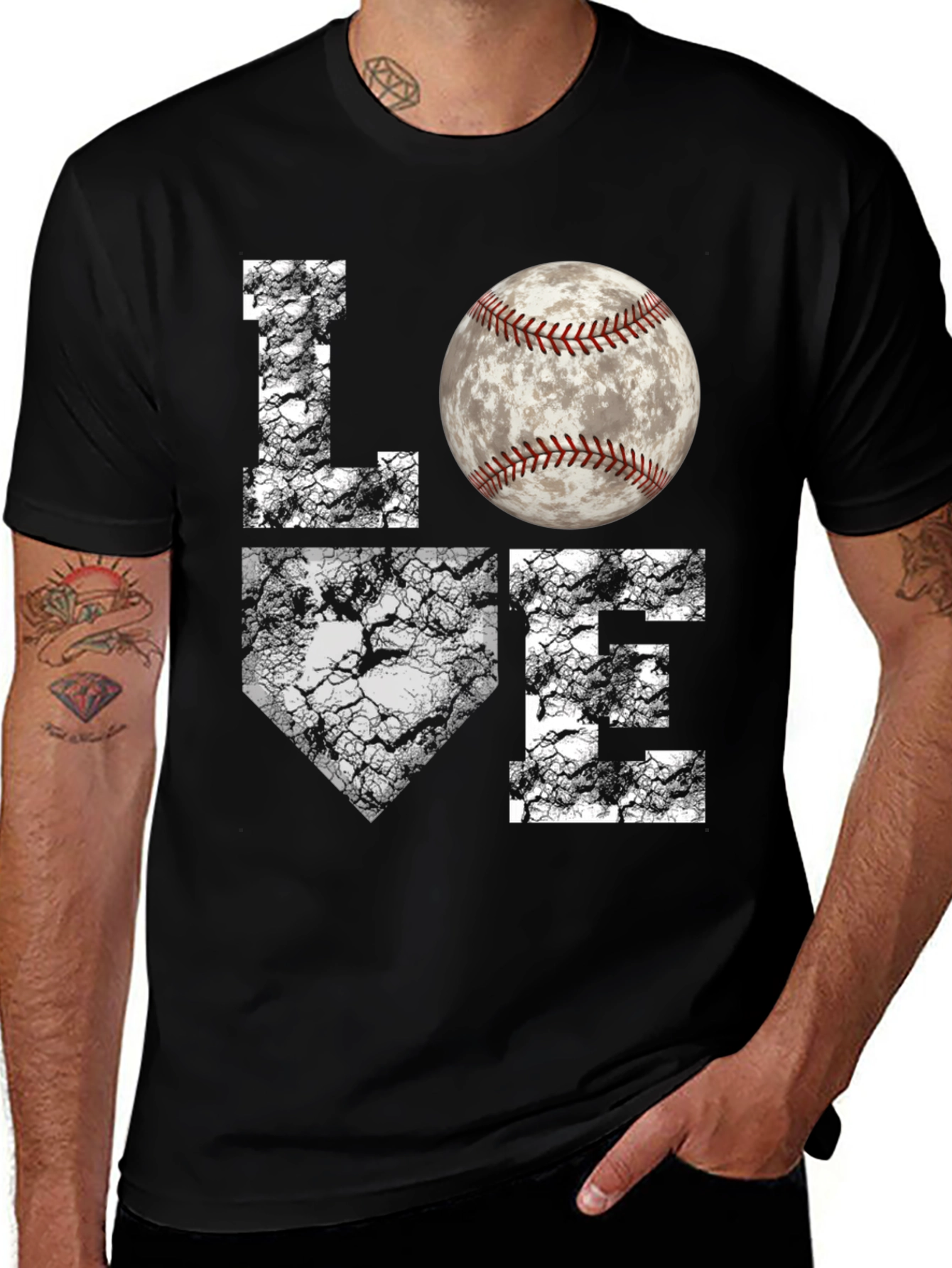 Love Baseball Graphic Tee