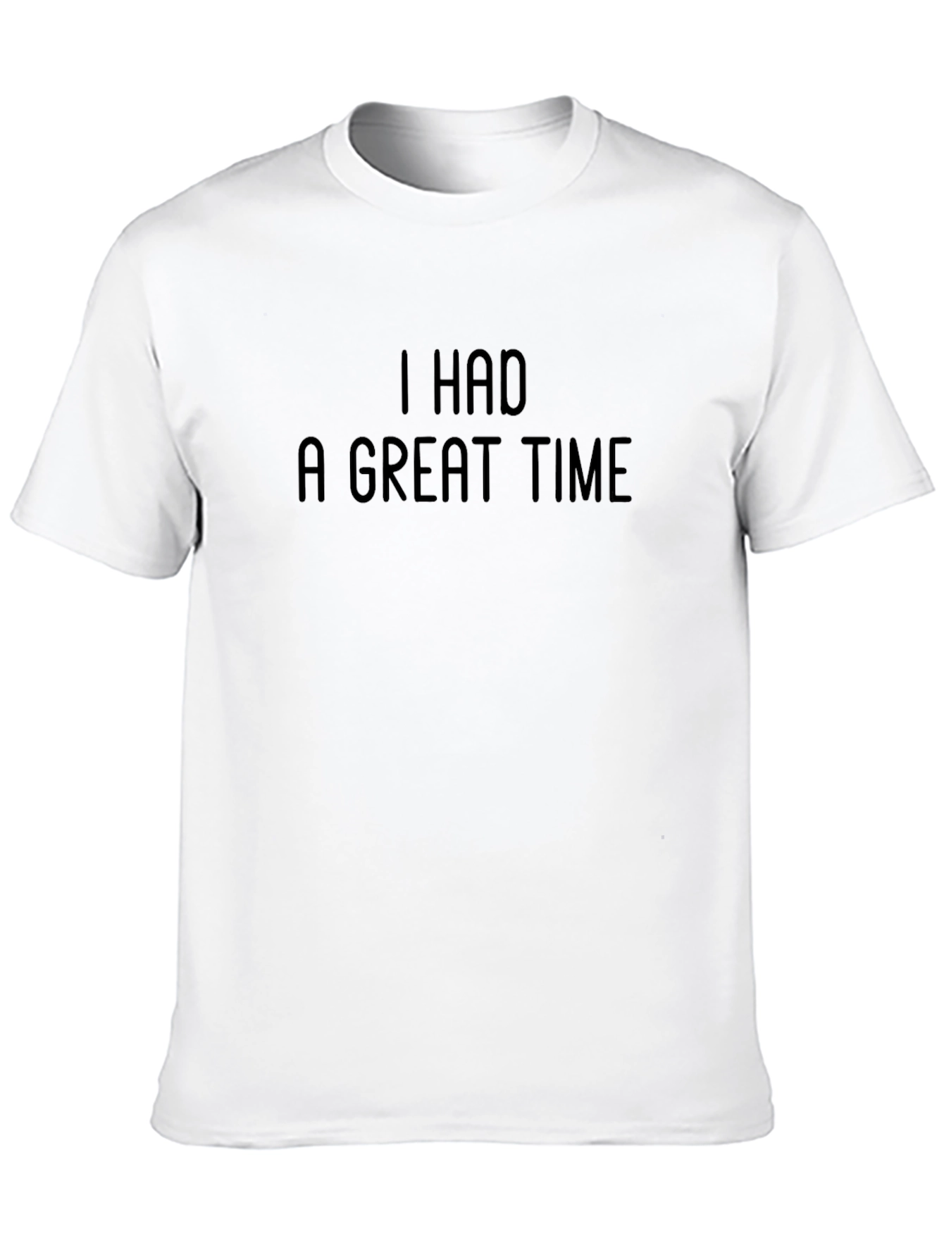 I Had a Great Time Black Graphic Tee