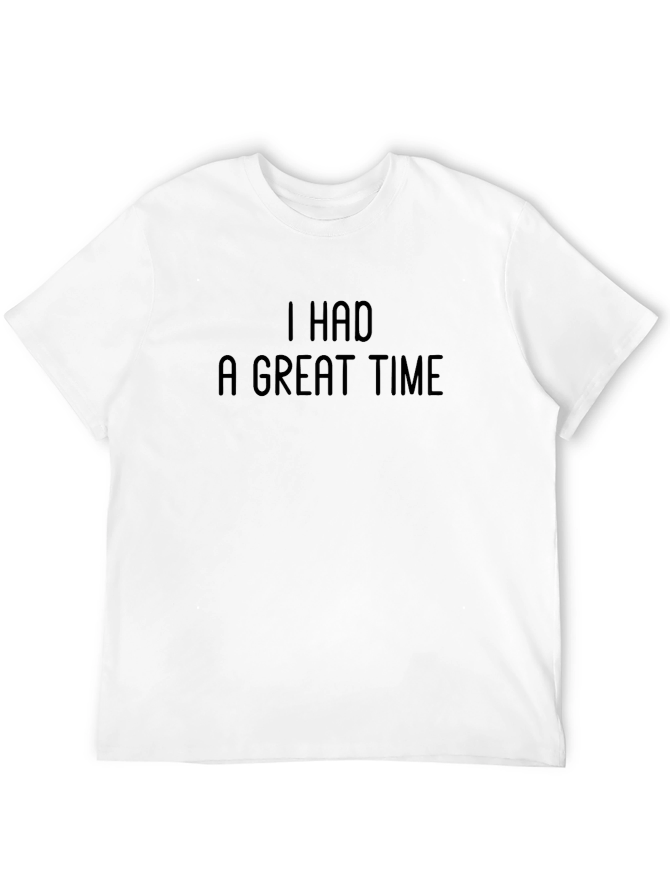 I Had a Great Time Black Graphic Tee
