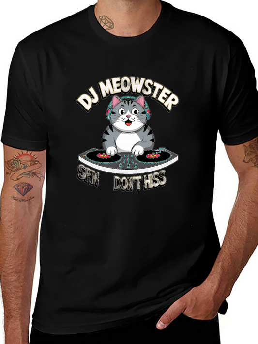 DJ Meowster T-Shirt: Spin Dont Hiss