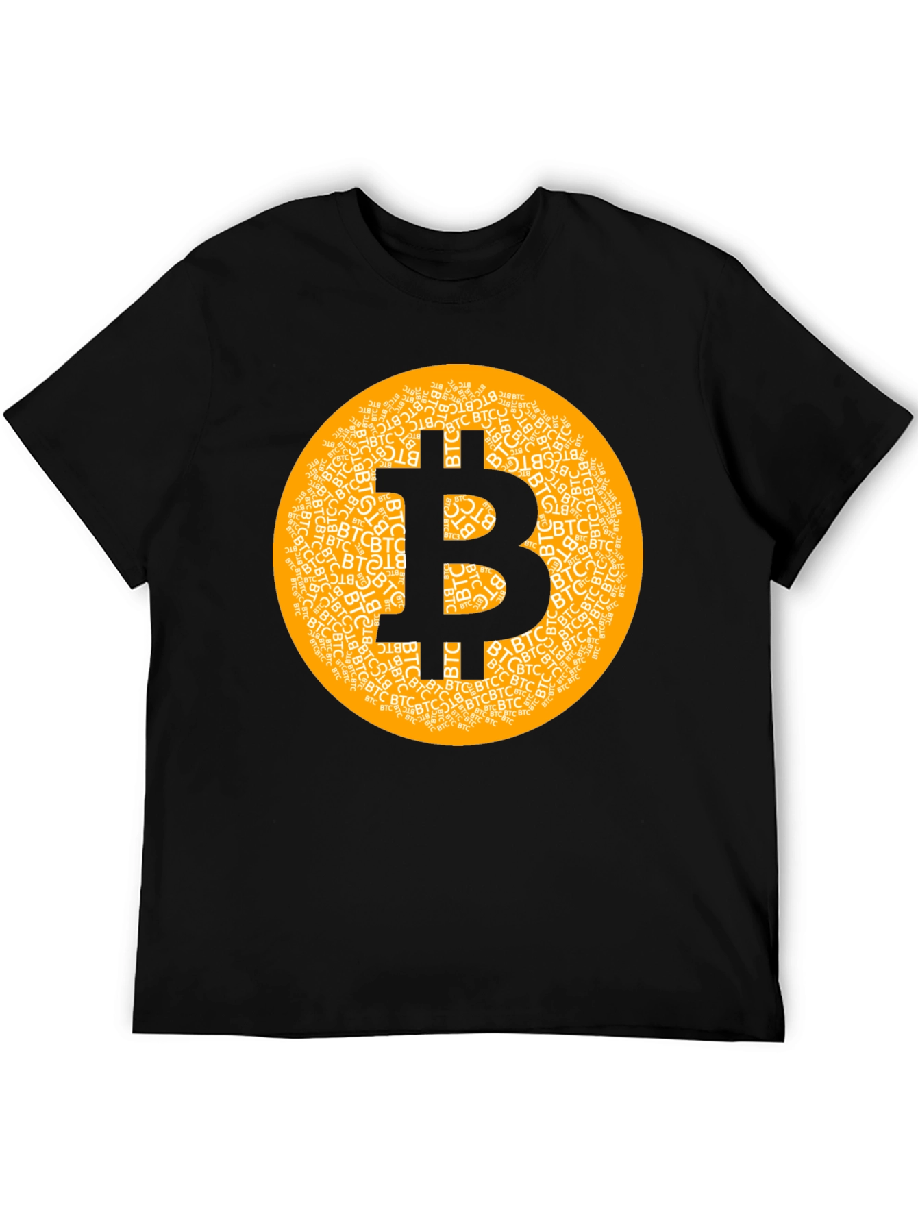 Bitcoin Cryptocurrency T-Shirt Black