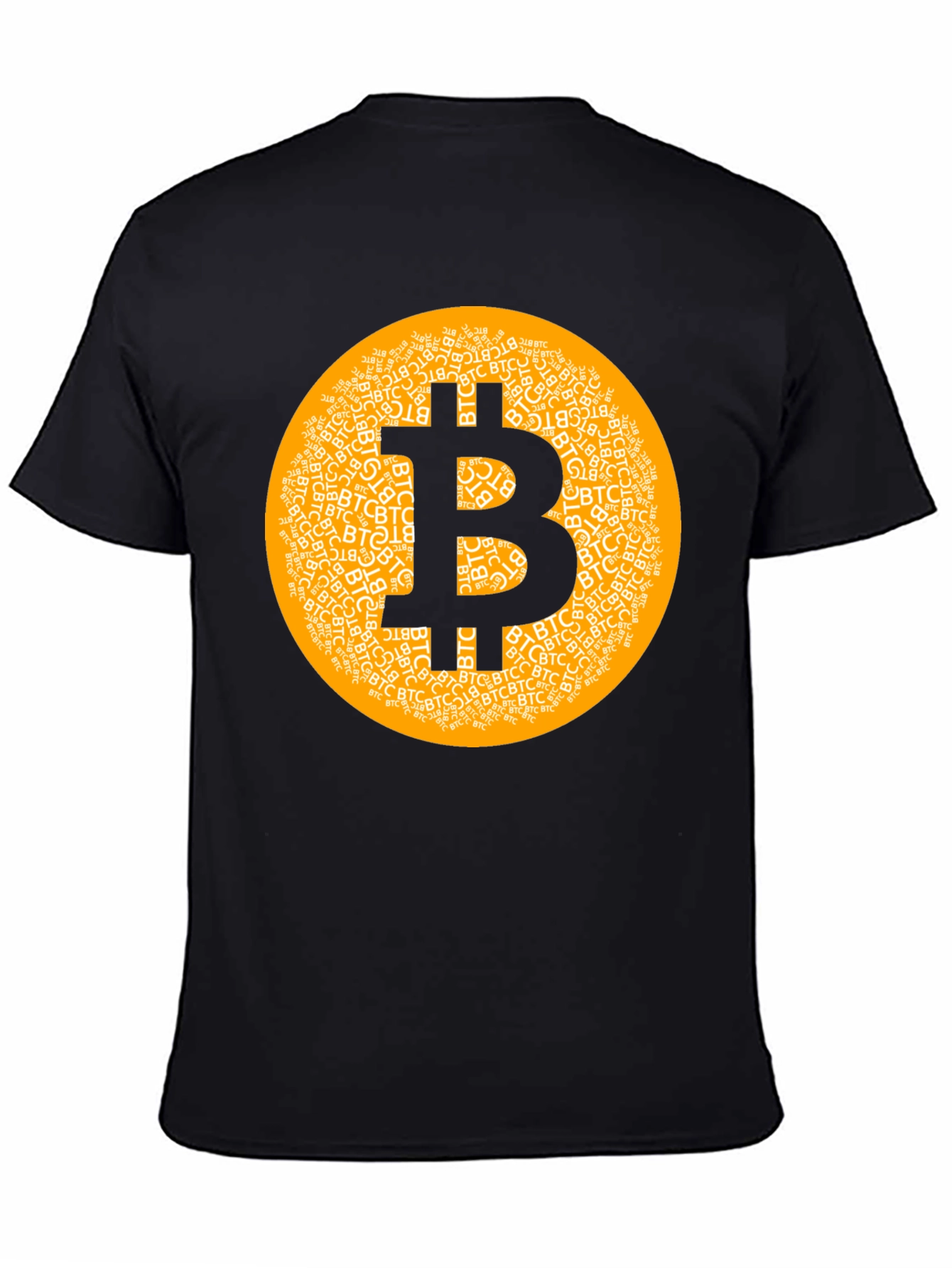 Bitcoin Cryptocurrency T-Shirt Black