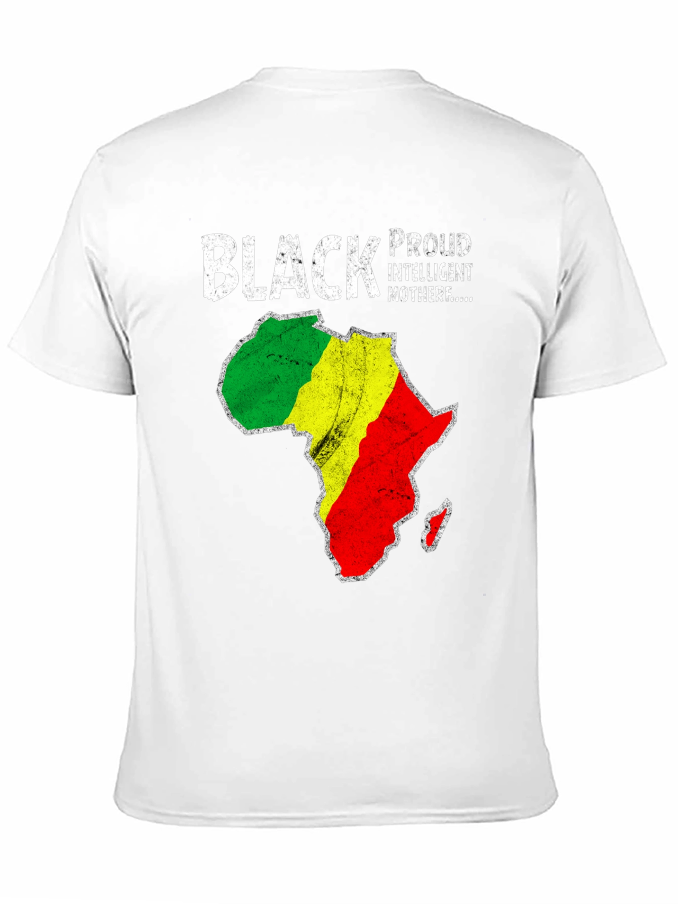 Black Pride Africa Map T-Shirt