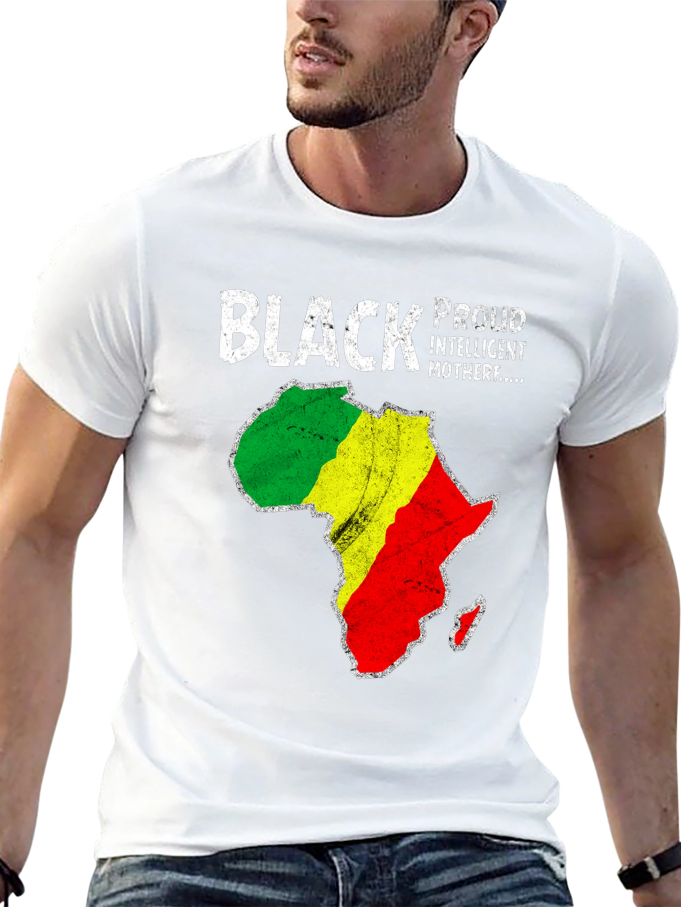 Black Pride Africa Map T-Shirt