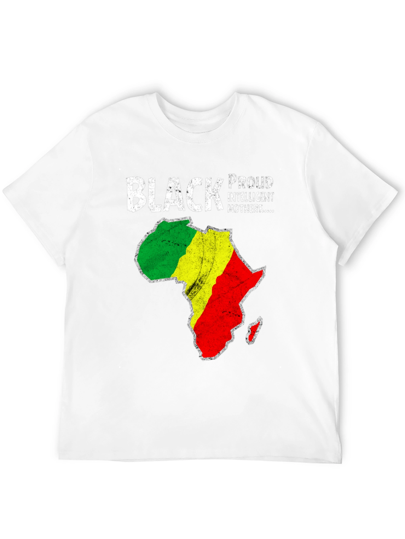 Black Pride Africa Map T-Shirt