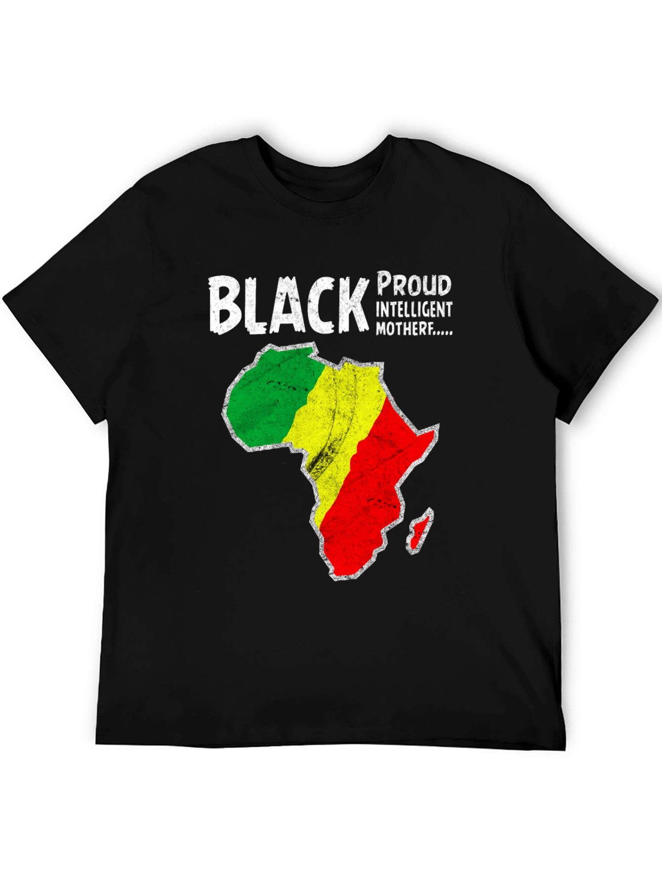 Black Pride Africa Map T-Shirt