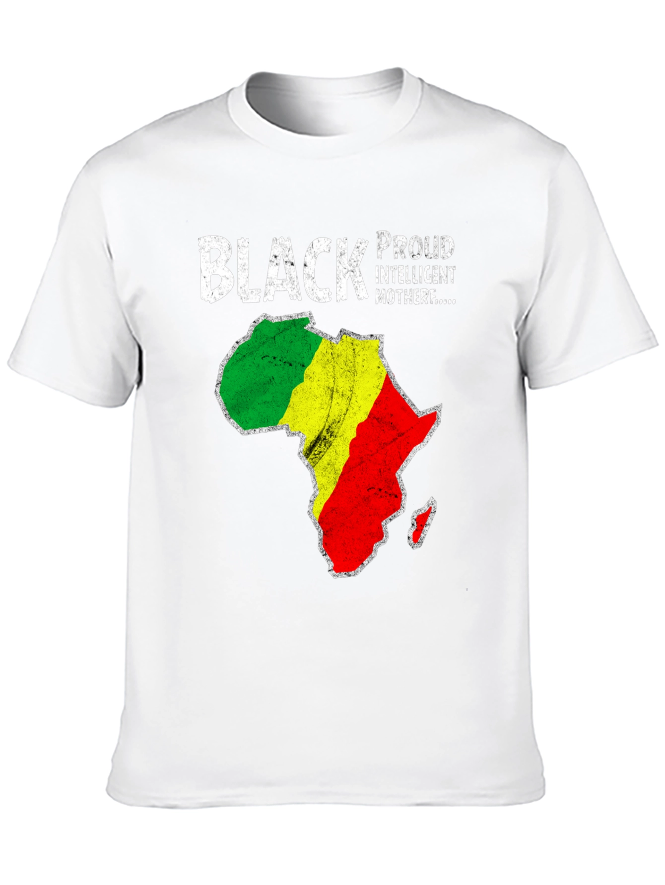 Black Pride Africa Map T-Shirt
