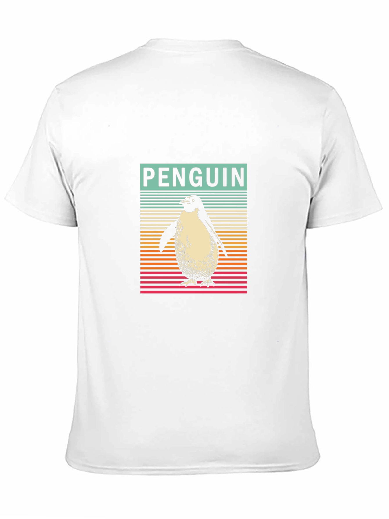 Retro Penguin Graphic Tee - Stylish Black T-Shirt