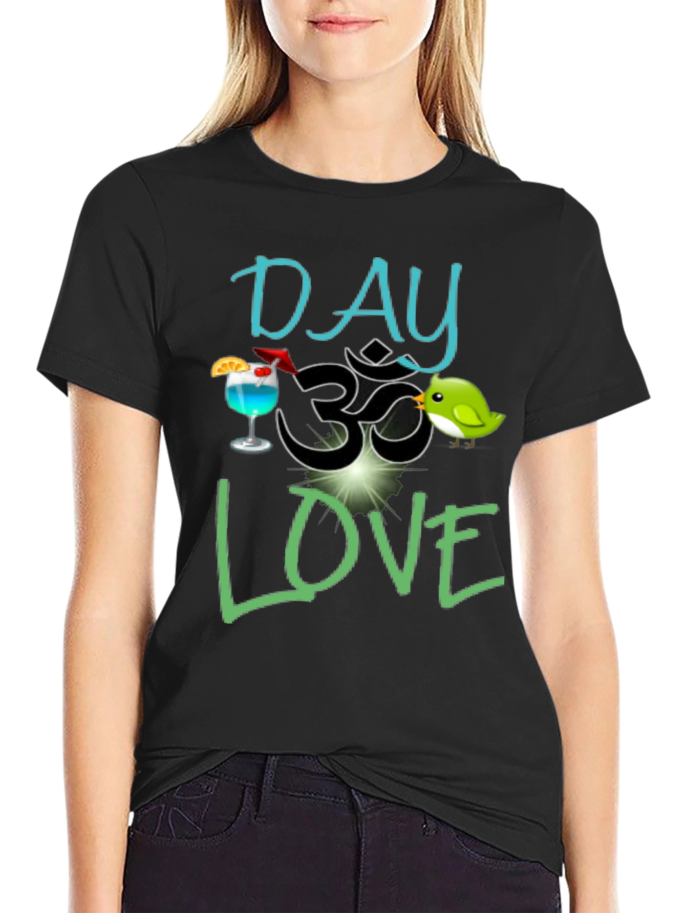 Day Om Love T-Shirt - Fun Graphic Tee