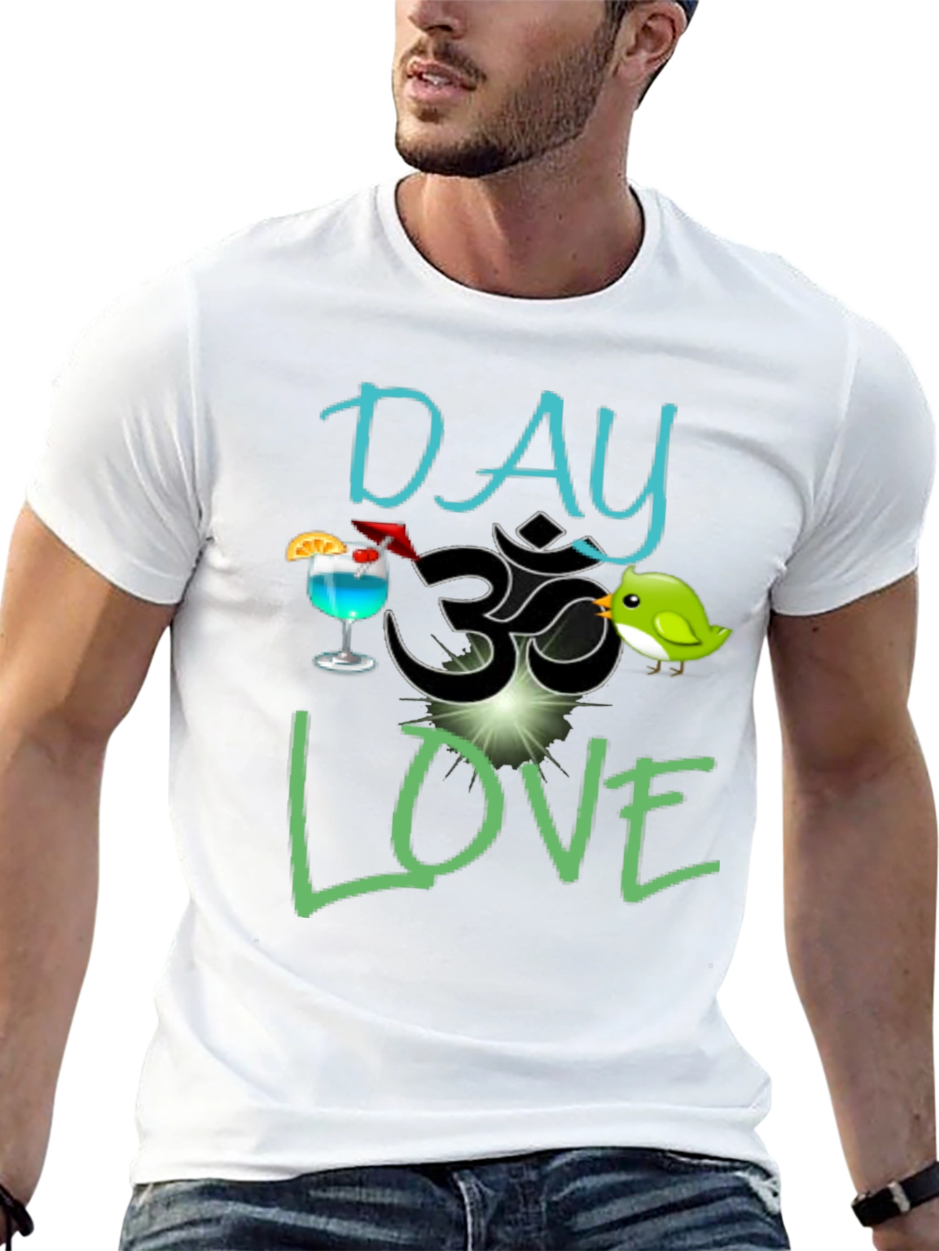 Day Om Love T-Shirt - Fun Graphic Tee