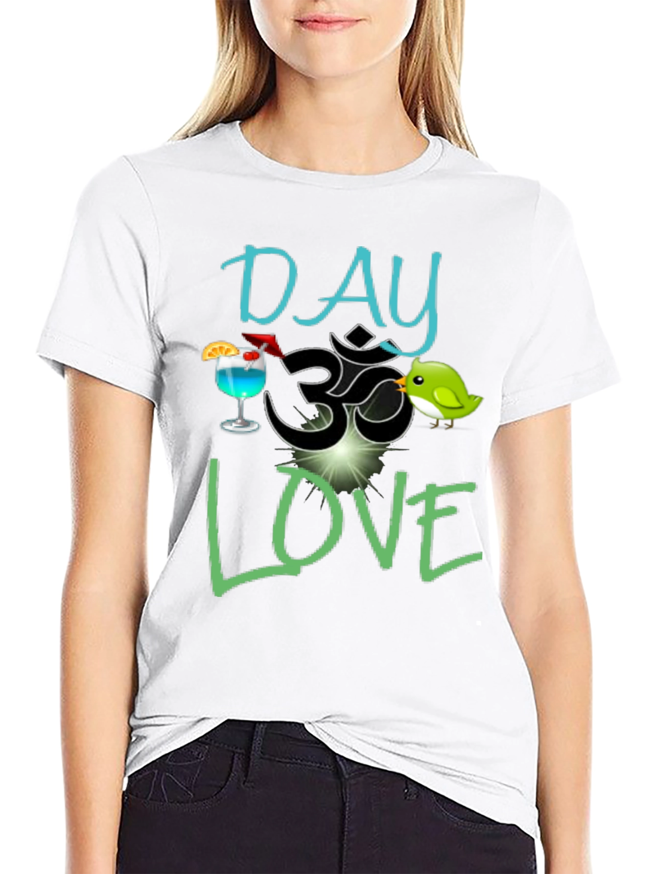 Day Om Love T-Shirt - Fun Graphic Tee