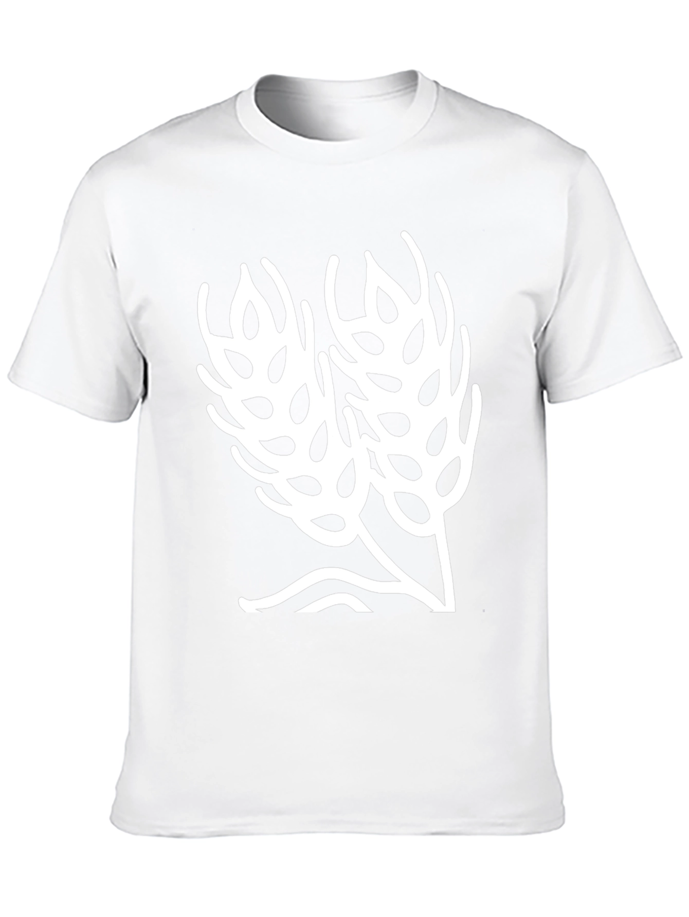Wheat Graphic Black T-Shirt