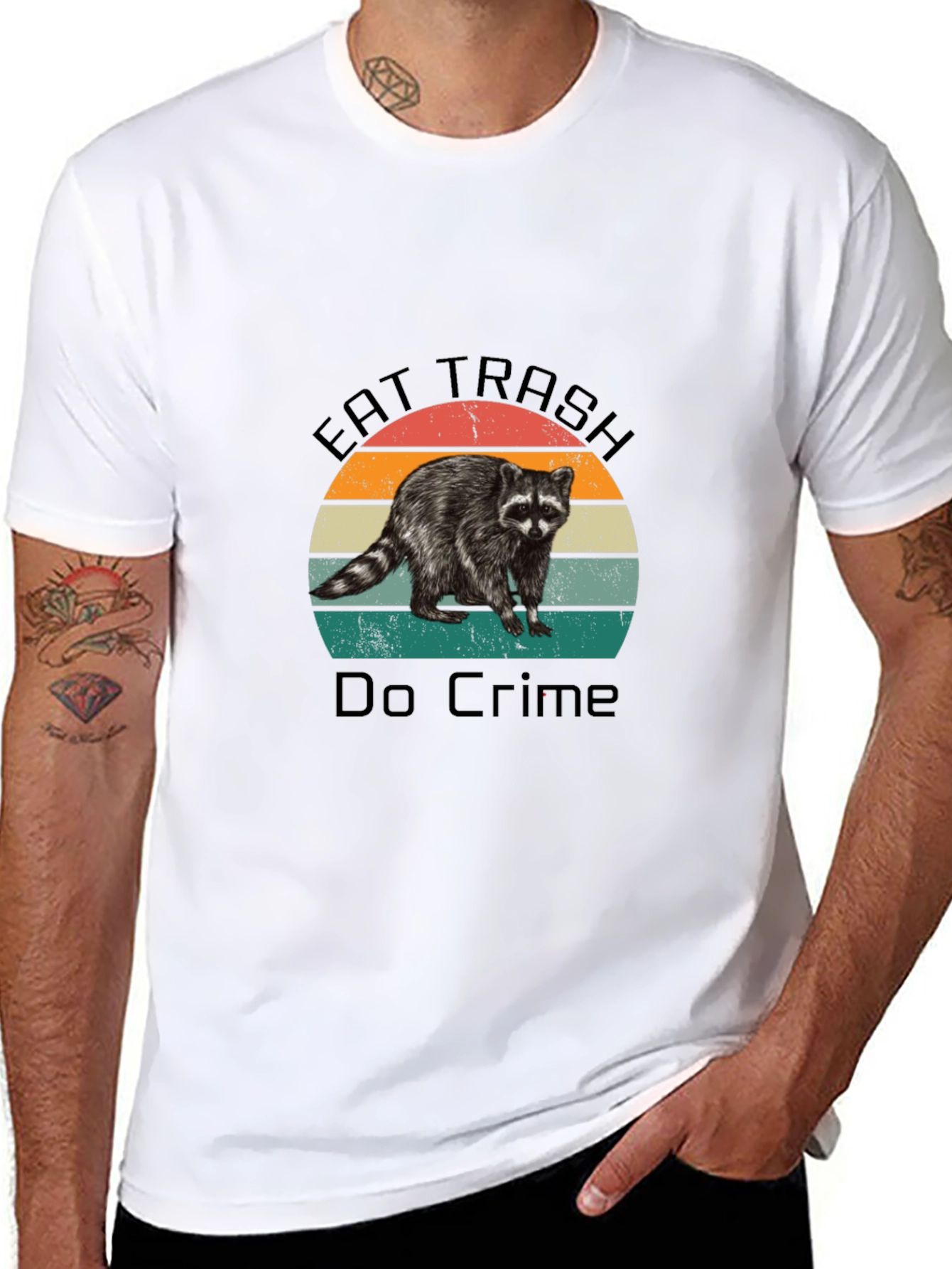 Eat Trash Do Crime Raccoon T-Shirt
