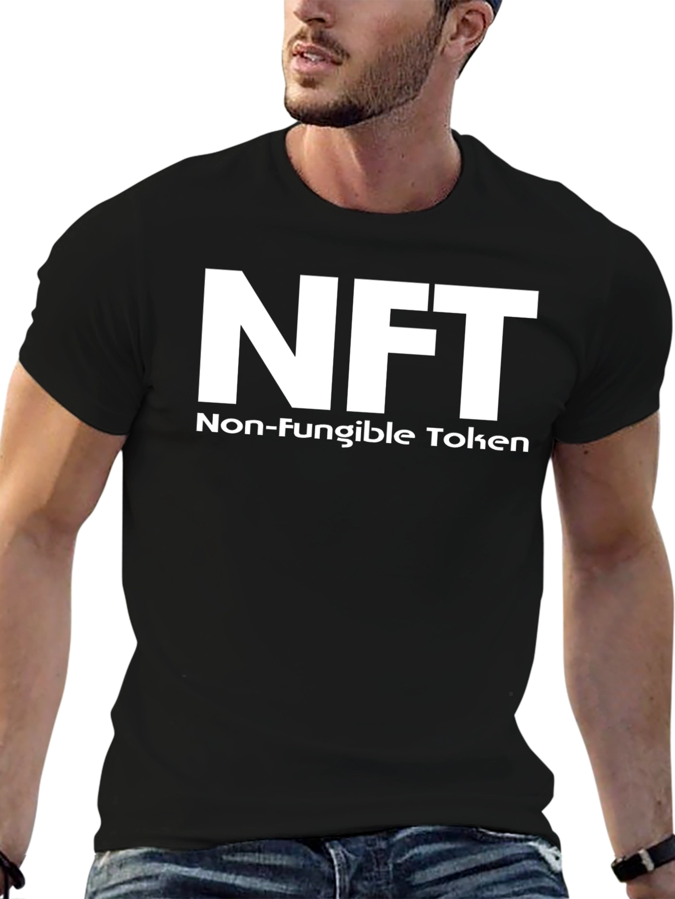 NFT Non-Fungible Token Black T-Shirt