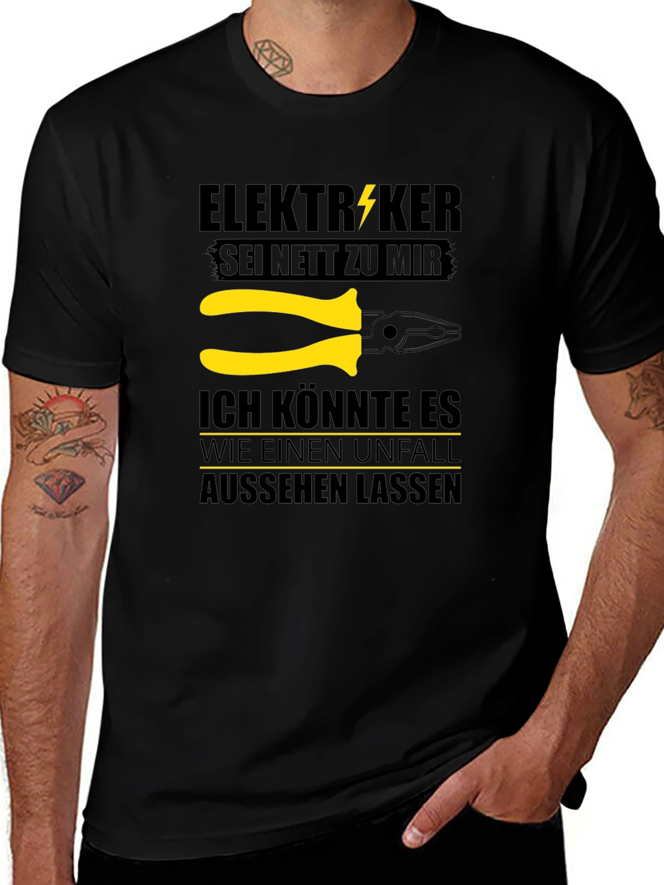 Electrician Humor Graphic T-Shirt