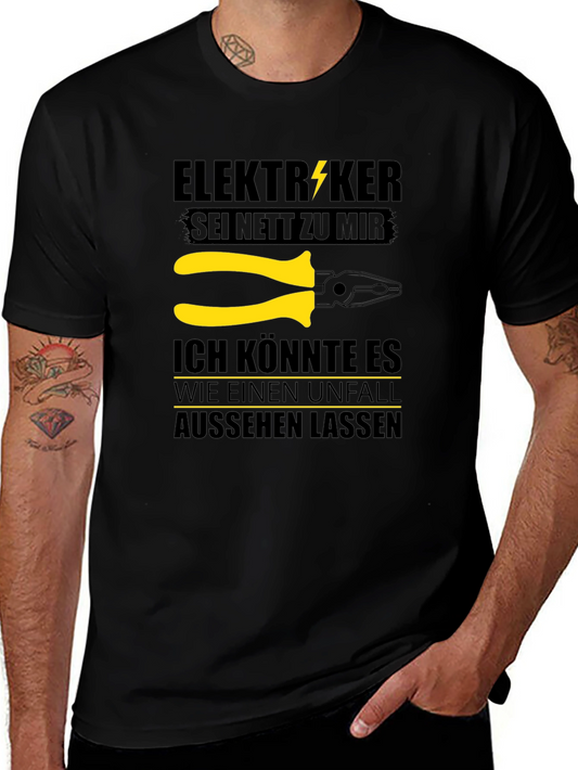 Electrician Humor Graphic T-Shirt
