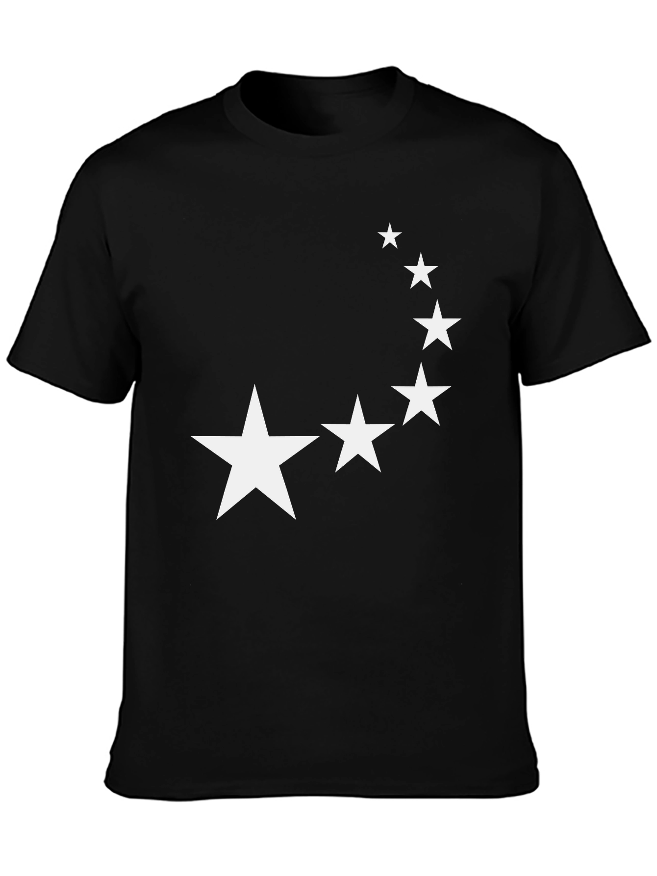 Starry Night Mens Black Tee