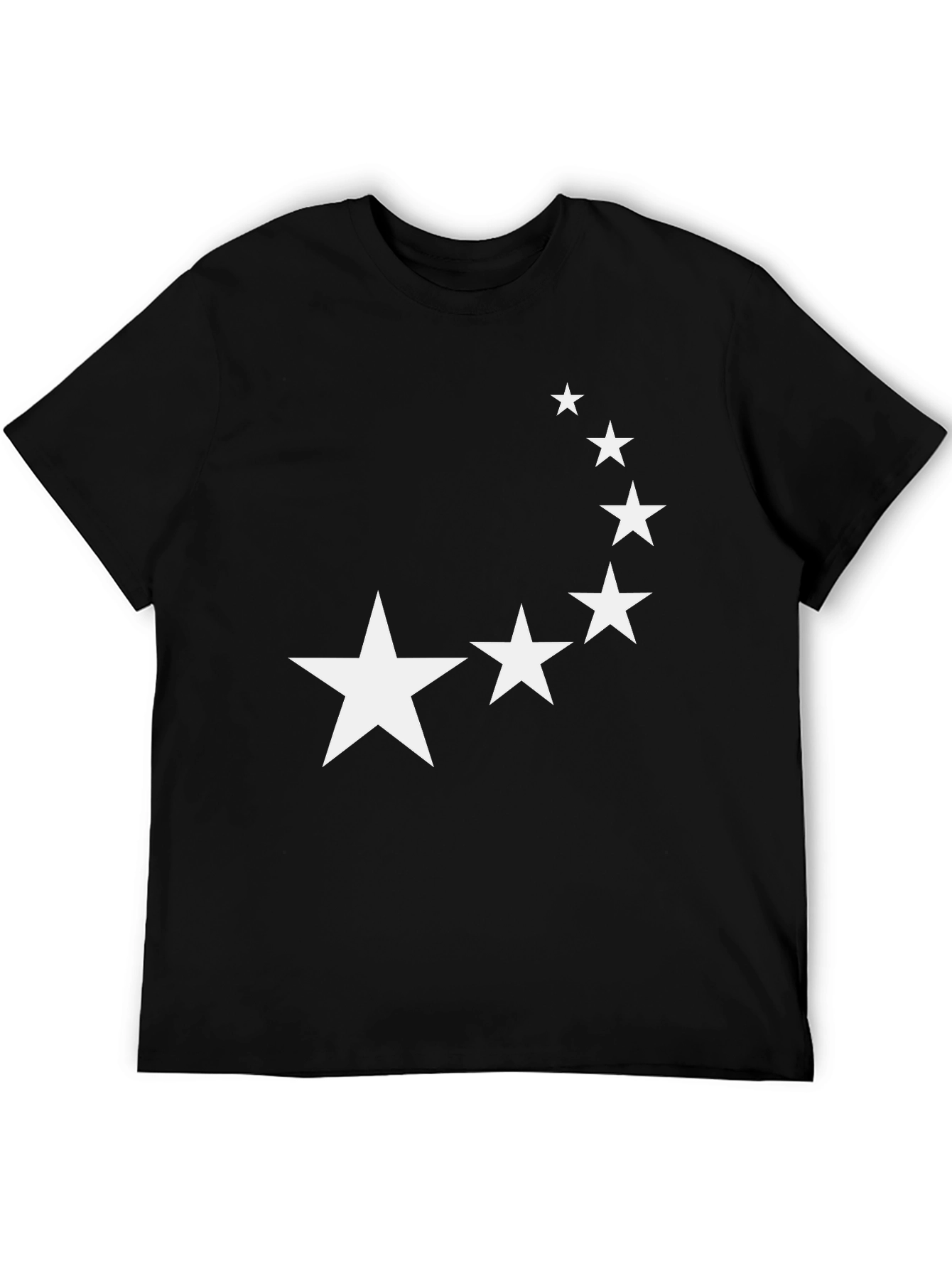 Starry Night Mens Black Tee