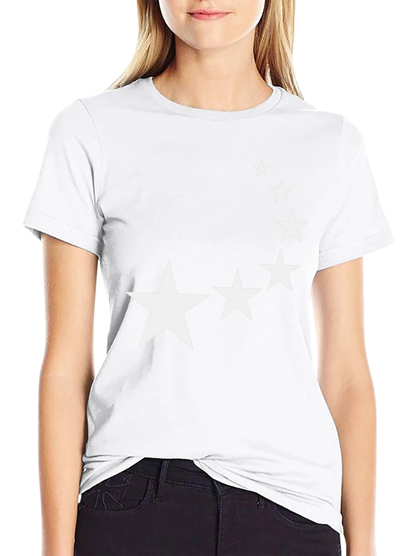 Starry Night Mens Black Tee