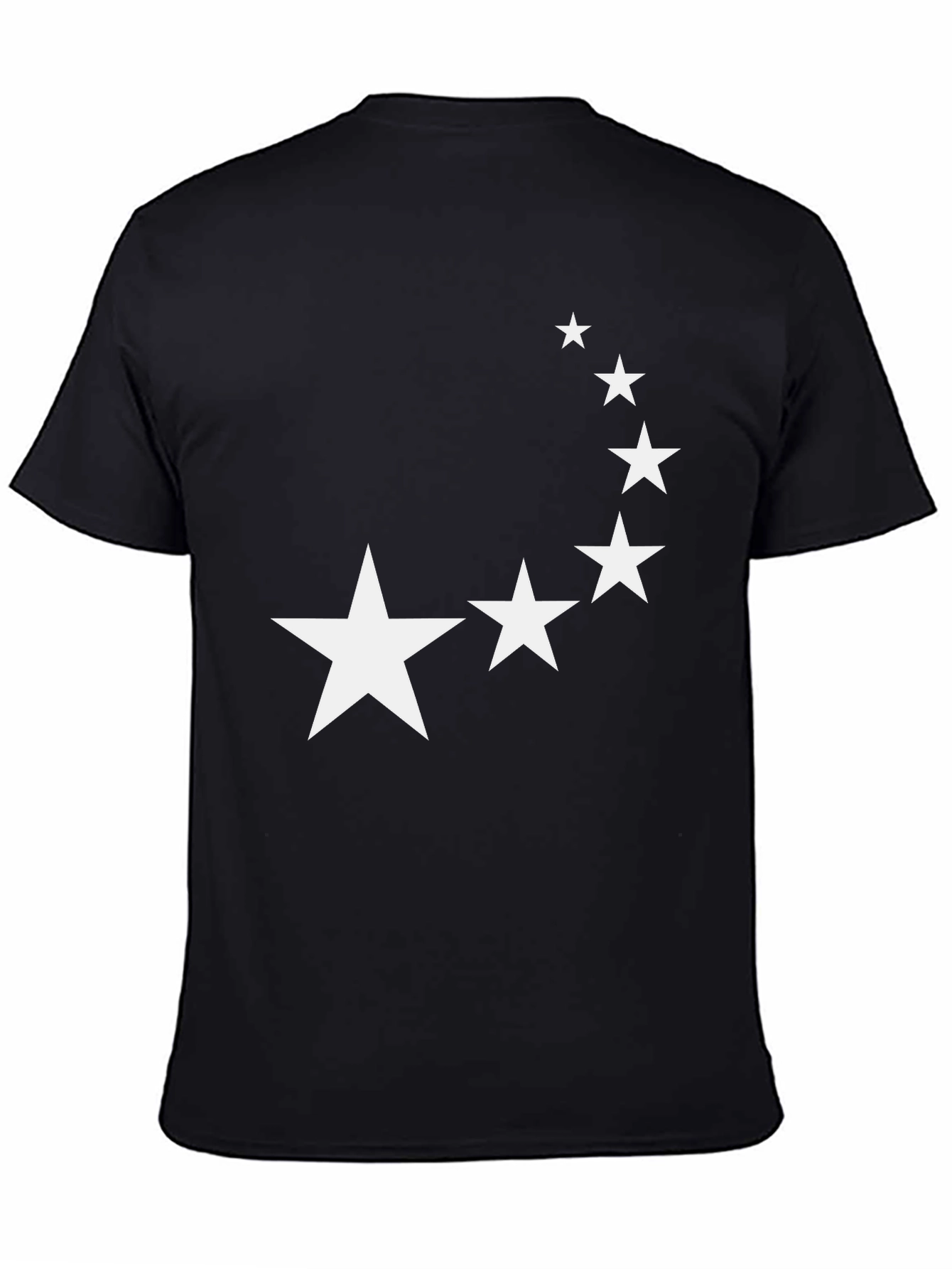 Starry Night Mens Black Tee