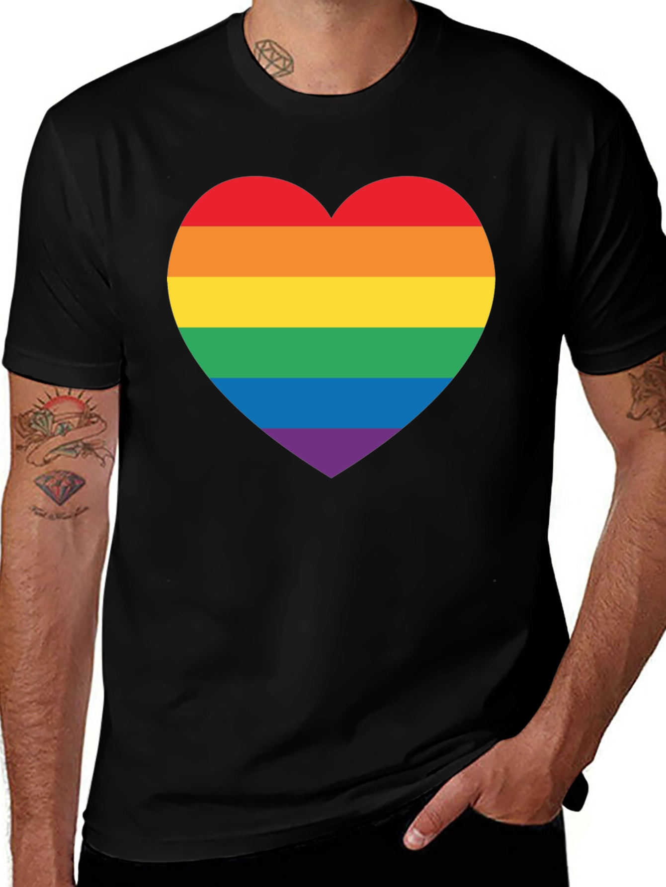 Pride Heart Graphic T-Shirt