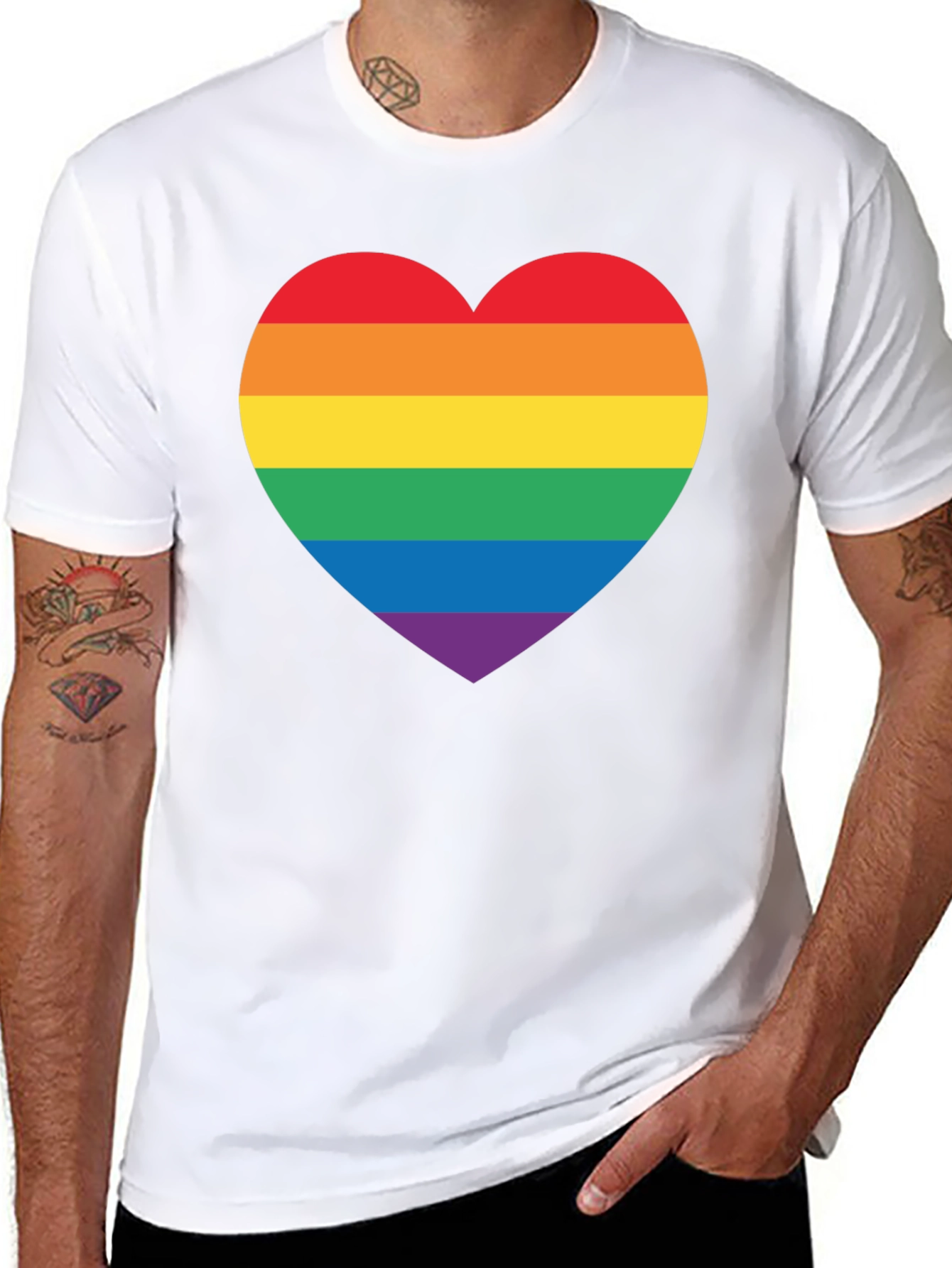 Pride Heart Graphic T-Shirt