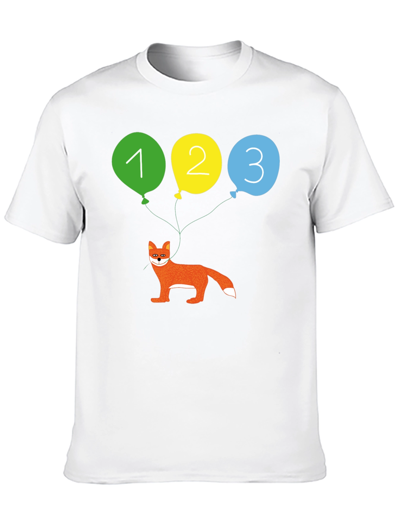 Fox and Balloons Graphic Tee