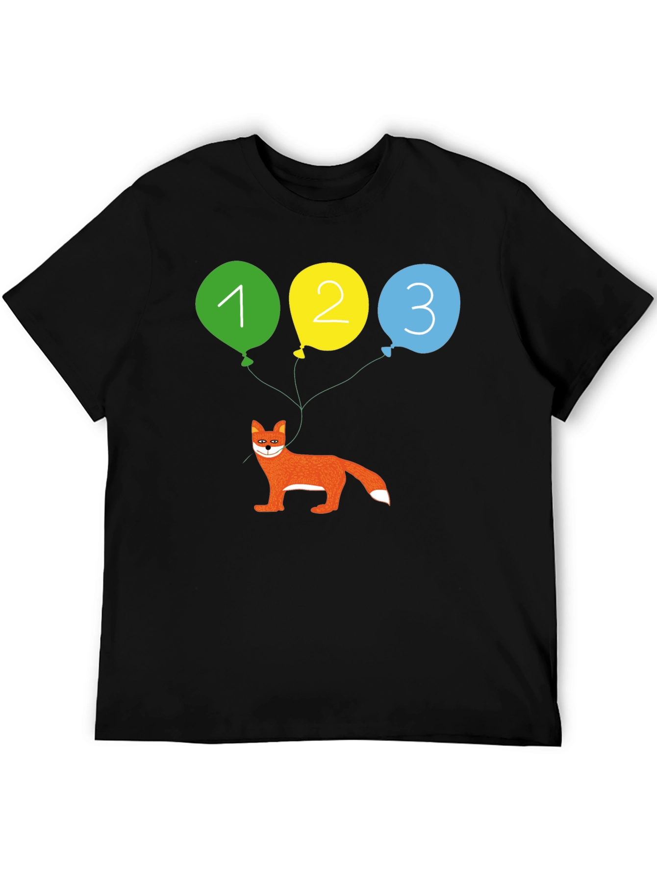 Fox and Balloons Graphic Tee