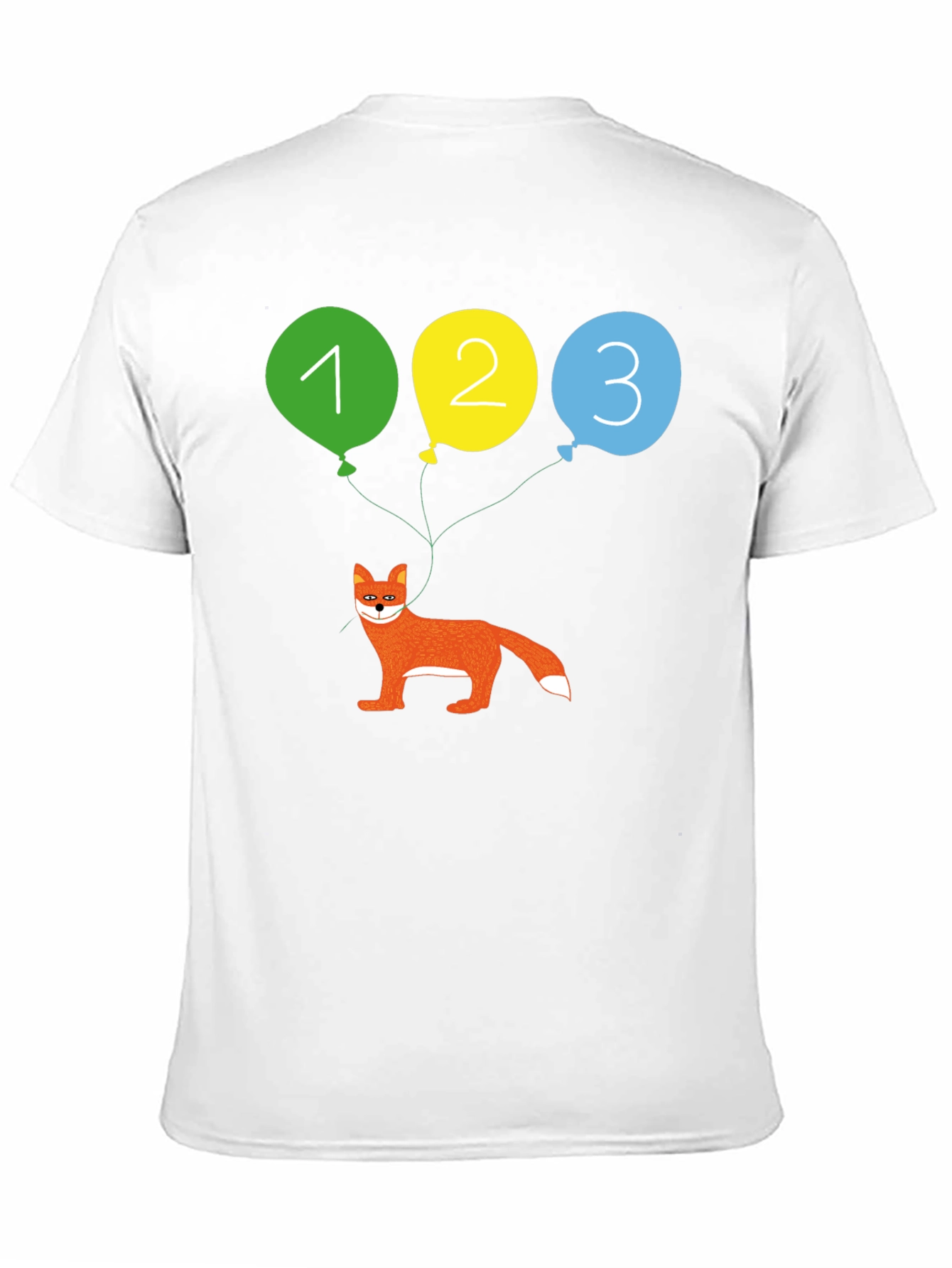 Fox and Balloons Graphic Tee