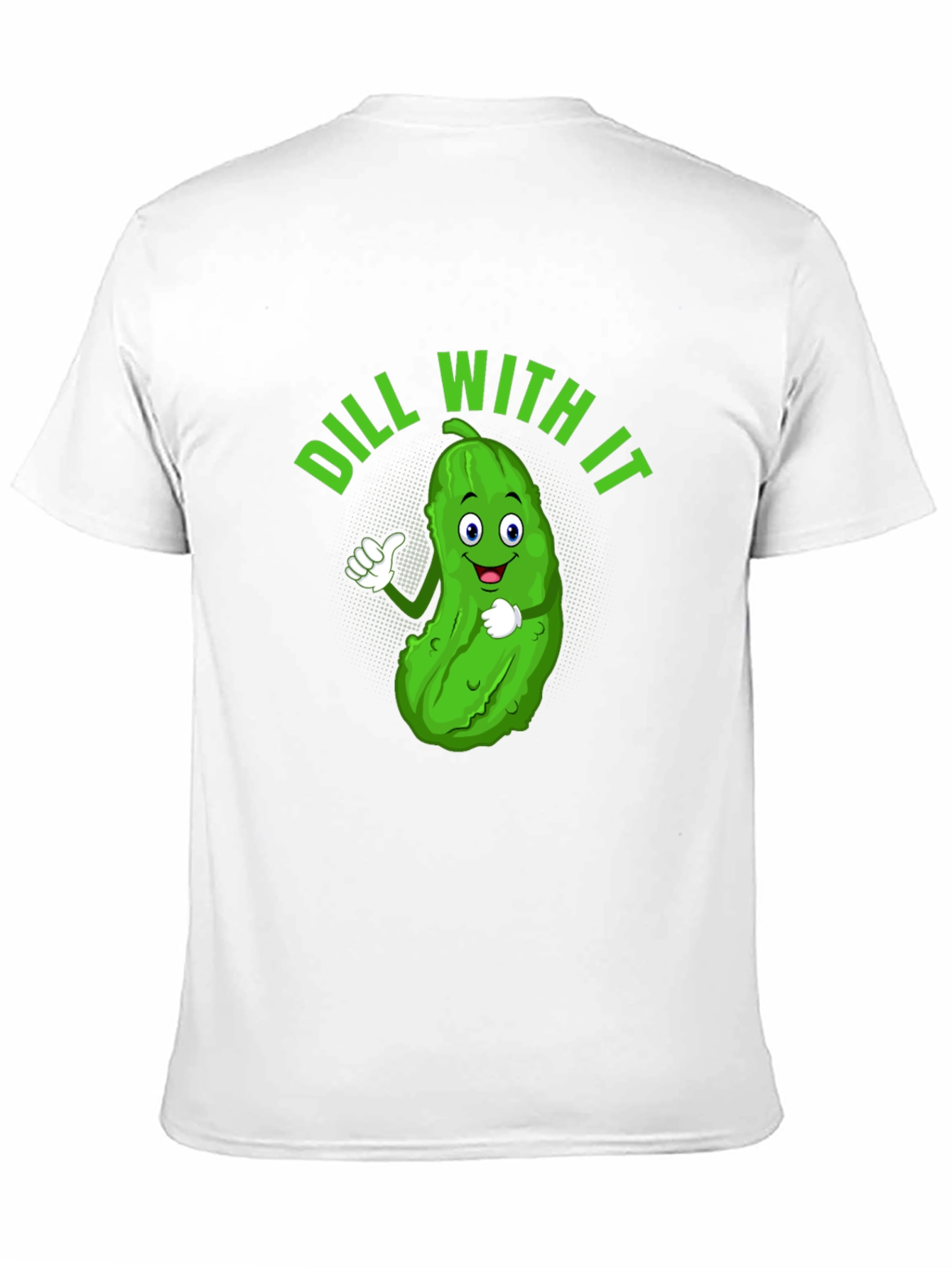 Dill With It Funny Pickle Graphic Tee