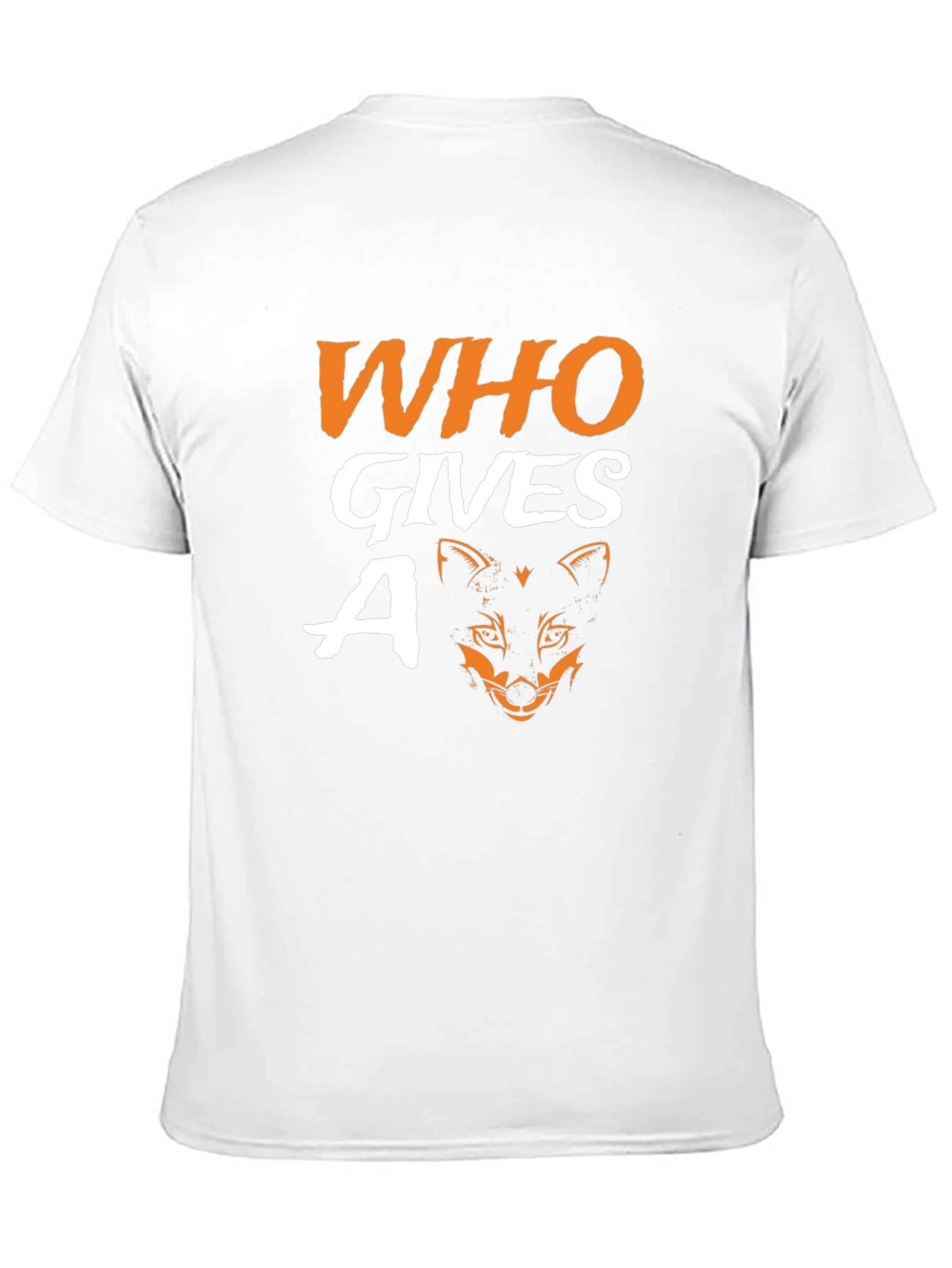 Who Gives a Fox T-Shirt - Novelty Graphic Tee