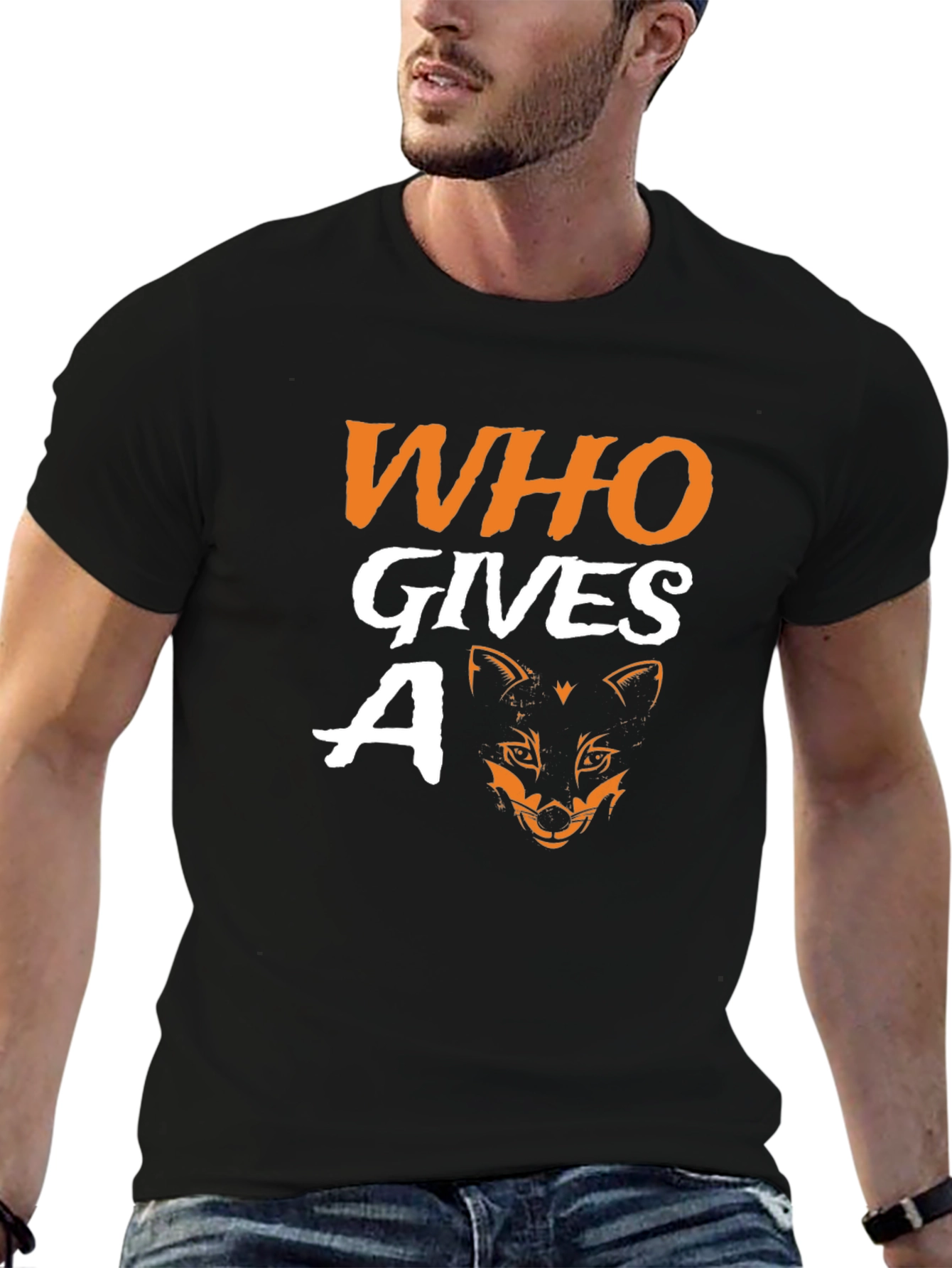 Who Gives a Fox T-Shirt - Novelty Graphic Tee