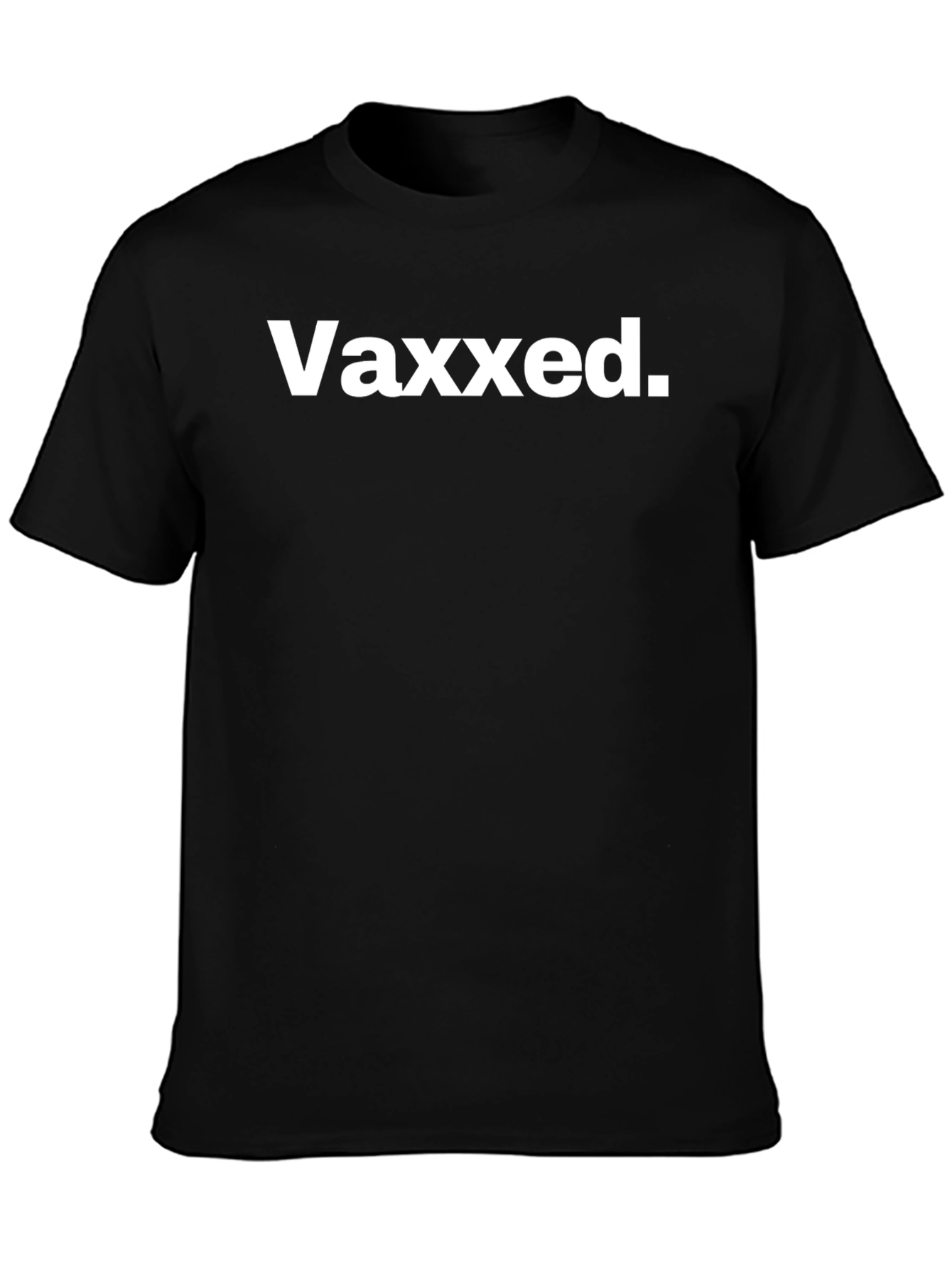 Vaxxed Black T-Shirt - Pro Vaccine Tee