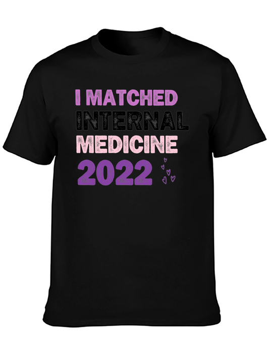 I Matched Internal Medicine 2022 T-Shirt