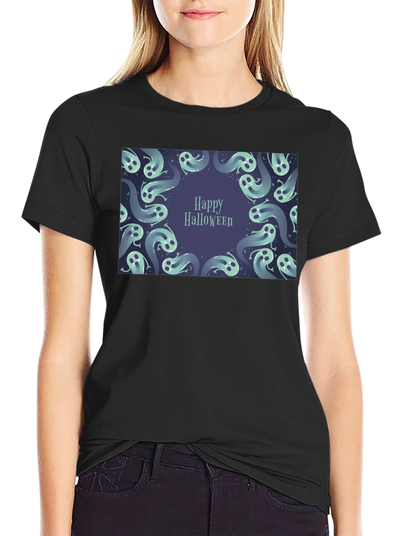 Happy Halloween Ghost T-Shirt
