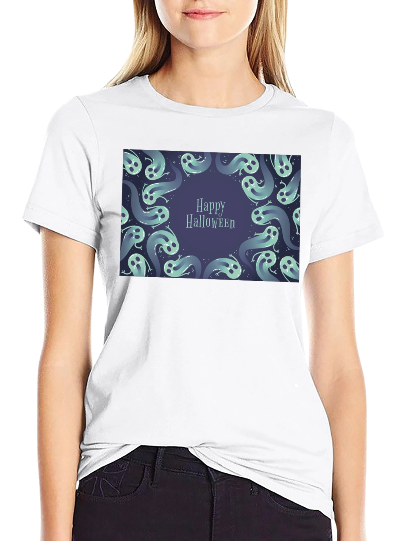 Happy Halloween Ghost T-Shirt