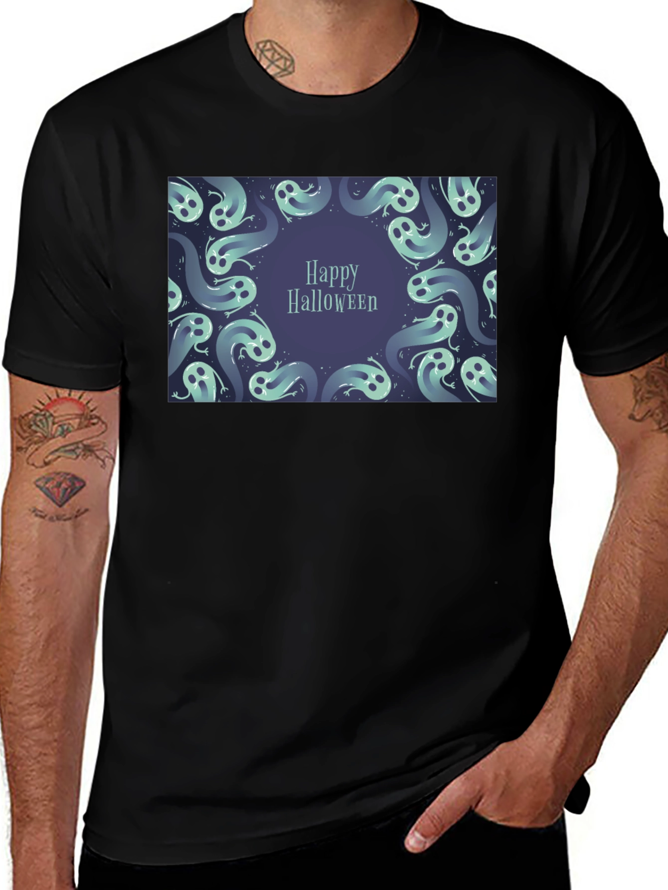 Happy Halloween Ghost T-Shirt