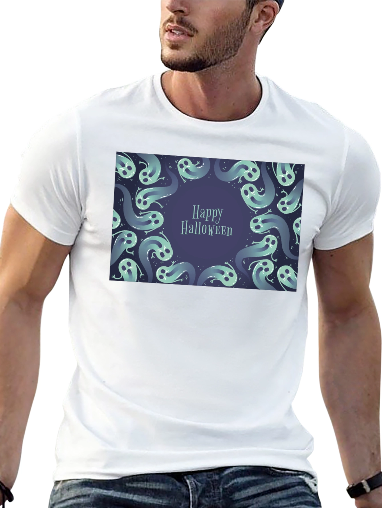 Happy Halloween Ghost T-Shirt
