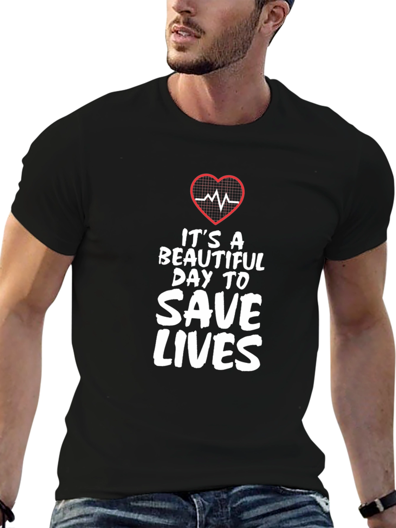 Save Lives Graphic Tee - Medical Professional Shirt