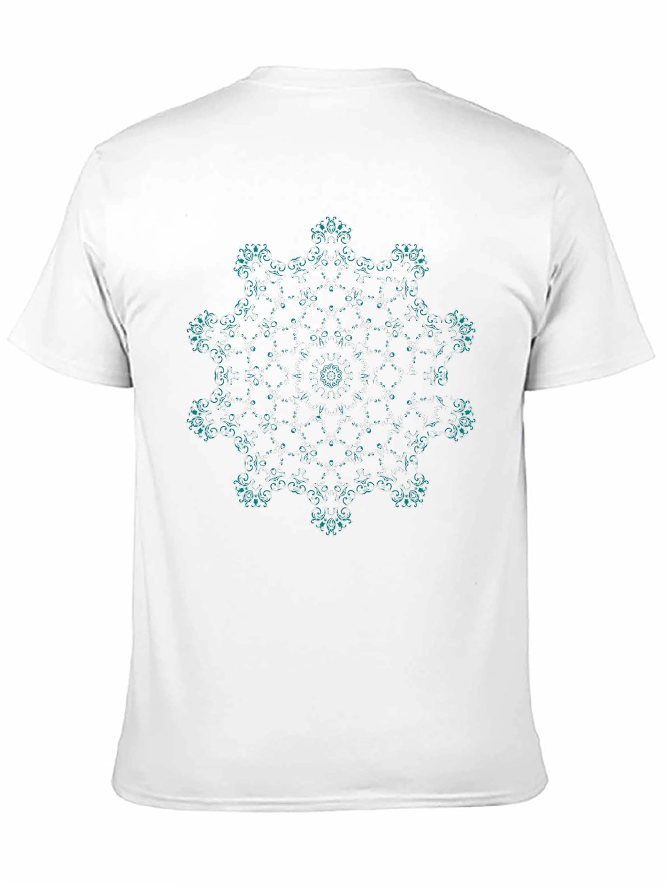 Abstract Pattern Black T-Shirt