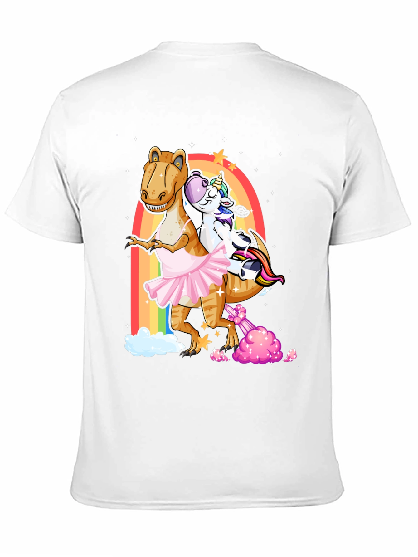 Dino Unicorn Rainbow T-Shirt