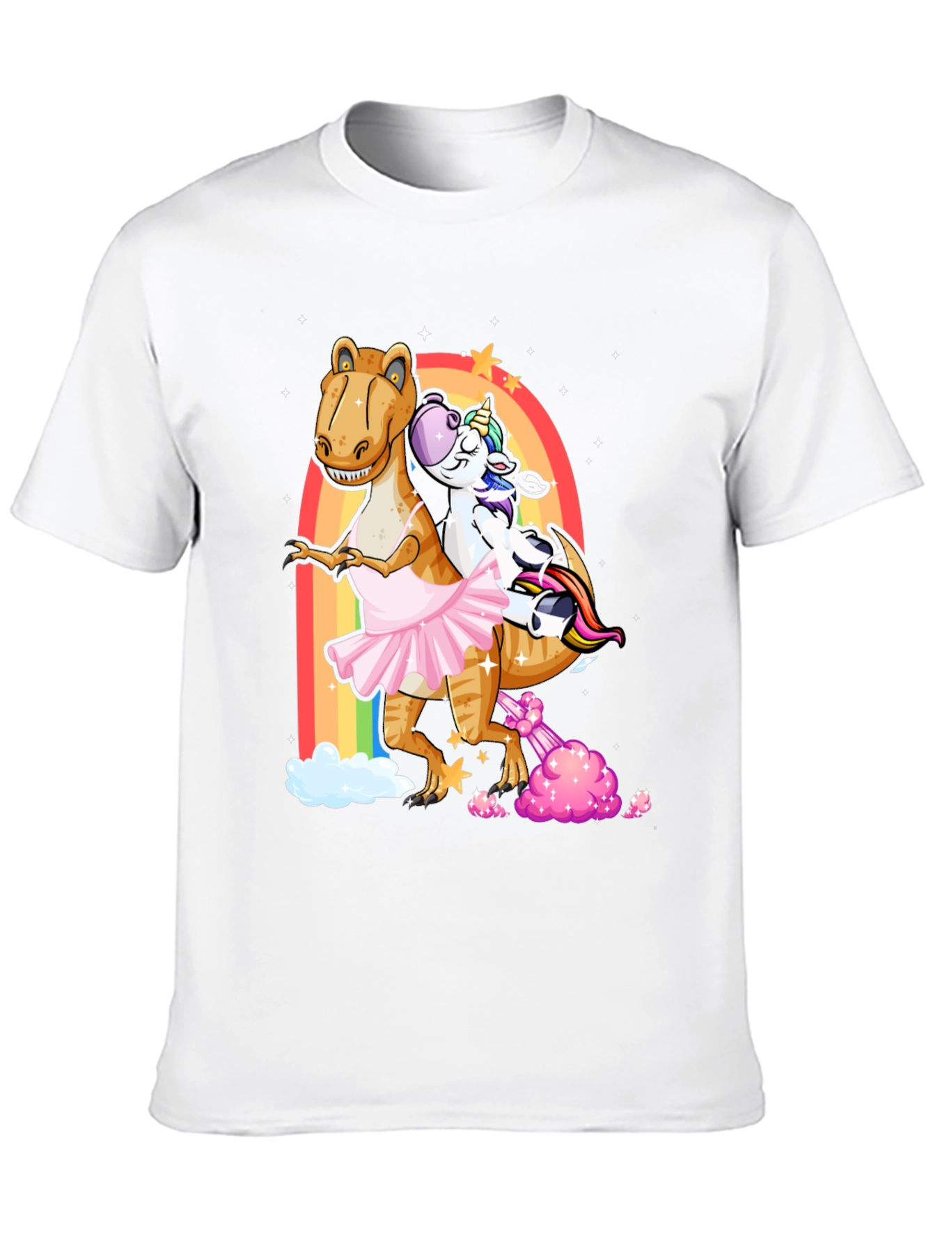 Dino Unicorn Rainbow T-Shirt