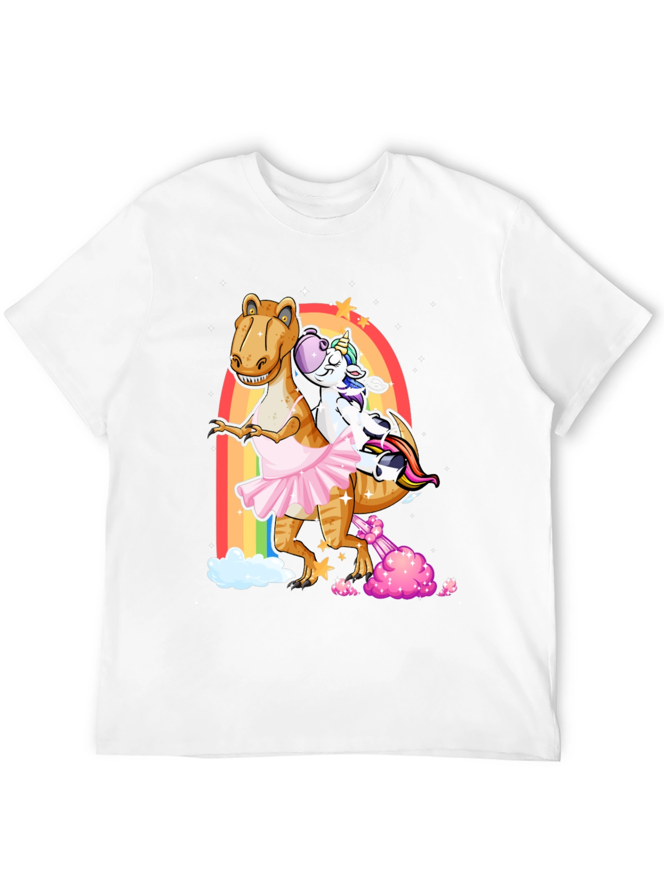 Dino Unicorn Rainbow T-Shirt