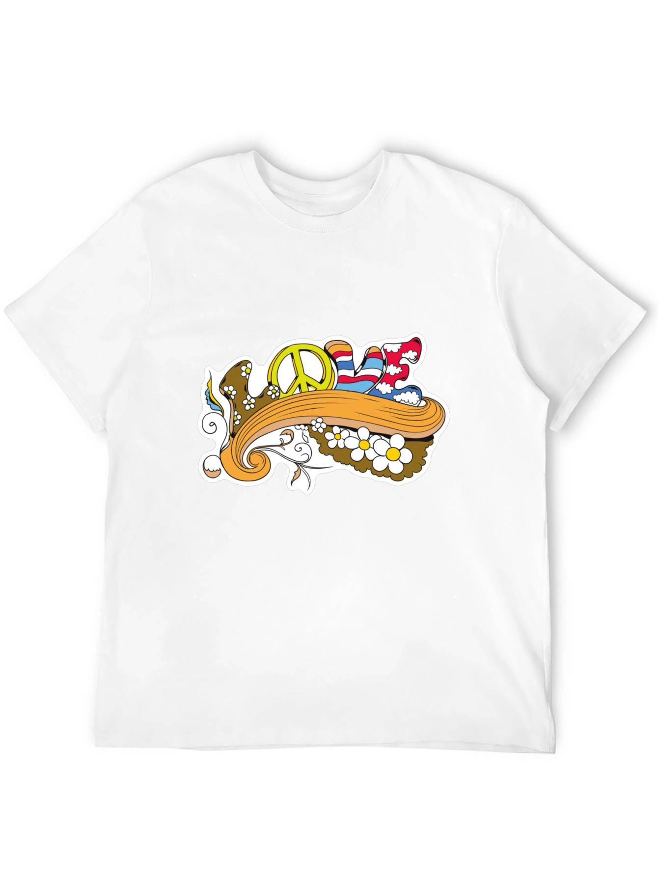 Retro Love T-Shirt - Peace and Style